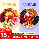 忆江南 养生水果茶 早C晚A茶柠檬白美组合刺梨玫瑰花端午节礼物品84g