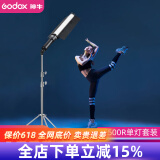 神牛（Godox） LC500/LC500R/LC500mini补光灯LED补光棒灯摄影灯可调色温户外便携人像冰灯外拍录像RGB灯棒手持 【7】彩光版LC500R【单灯套装】