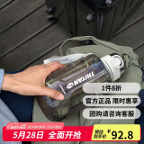 乐扣乐扣（LOCK&LOCK）小水库大容量塑料运动水杯户外冷水壶刻度把手男女杯子2.2L白色