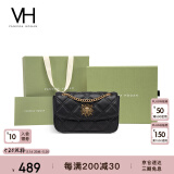 VANESSA HOGAN VH女包茵然软包系列牛皮链条斜挎小方包单肩包送女友520礼物
