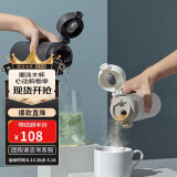 乐扣乐扣（LOCK&LOCK）憧憬弹跳保温杯316不锈钢保温保冷男女学生随手水杯子450ML灰色