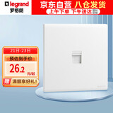罗格朗（LEGRAND）开关插座 简悦系列陶瓷白色 86型插座 一位超五类电脑网络插座
