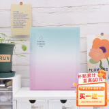 国誉(KOKUYO)淡彩曲奇·晴空·A5活页本大容量笔记本子记事本附5张分隔页 40张横线内页 星海绿粉 WSG-RUVP12GP