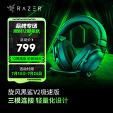 雷蛇（Razer）旋风黑鲨V2系列头戴式电竞游戏耳机耳麦麦克风 适配三角洲行动 旋风黑鲨v2极速版