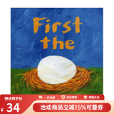 First The Egg 先有蛋 凯迪克绘本奖 趣味洞洞书 英文原版绘本 Laura Vaccaro Seeger 儿童图画故事书 绿山墙