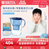 碧然德（BRITA）过滤净水器 滤水壶 海洋系列 3.5L(蓝色）+去水垢专家版滤芯11枚 环保加固包装