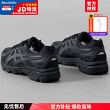 亚瑟士（ASICS）男鞋女鞋25夏季款JOG 100T网面透气宽楦运动跑步鞋复古慢跑休闲鞋 黑武士/店长推荐/尺码偏小，建议拍大一码 42
