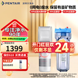 滨特尔（pentair） 净水器家用直饮厨下式超滤前置净水机保留矿物质母婴净饮机自来水过滤器饮水机 VIR1500S不插电0废水保留矿物质