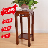 瑞呈堂 花架实木 阳台客厅简约中式老榆木花架多层室内绿萝吊兰多肉花架 虎腿全榆木40*40*80