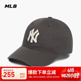 MLB帽子男女软顶棒球帽虞书欣明星同款运动鸭舌帽3ACP6601N-50CGS-F