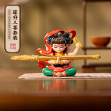 朱炳仁 莲升三喜套装  摆件客厅玄关桌面