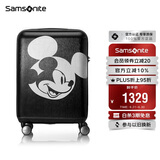 新秀丽（Samsonite）行李箱25英寸拉杆箱迪士尼米奇扩容旅行箱AF9黑色托运密码箱