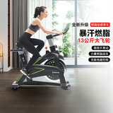 舒华（SHUA）动感单车家用智能调阻健身器材室内运动减肥健身车SH-B3100S-H1绿