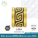 周生生 黄金转运珠足金Charme XL 酷黑貔貅蝙蝠锁子纹串珠 单颗 云雷纹93843C