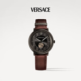 范思哲（VERSACE）瑞表夜光石英男表生日礼物送男友VEBQ00419-42MM巧克力