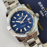 百年灵（BREITLING）【二手99新】百年灵男表 复仇者系列 自动机械B01机芯 黄狼夜间任务黑鸟夜光运动二手奢侈品正品瑞士名表 A17318101C1A1【43表径】蓝盘