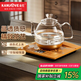 金灶（KAMJOVE）涌泉式全自动上水电热水壶 0.8L玻璃烧水壶 智能保温恒温电茶壶 H7