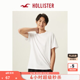 HOLLISTER24夏款经典小海鸥情侣基础款短袖T恤男装女装KI324-4042 白色 L (180/108A)