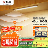 公牛（BULL）感应橱柜灯衣柜灯LED人感光感磁吸 卧室床沿玄关小夜灯40CM3000K