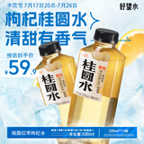 好望水桂圆水0脂0能量0添加蔗糖红枣枸杞植物饮料 500ml*15瓶 