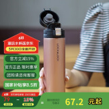 乐扣乐扣（lock&lock）缤纷弹跳盖保温杯金色390ML保温杯 杯子 LHC3222GPK