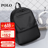 POLO男士双肩包背包男电脑包14/15.6英寸大学生书包出差旅行笔记本