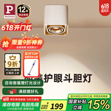 Paulmann P德国柏曼护眼明装斗胆灯客厅卧室餐厅全光谱防眩格栅射灯无主灯 【单灯】3000K-38°-明装
