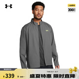 安德玛（UNDERARMOUR）春夏Storm男子跑步运动外套1376797 犀牛灰025 L