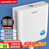 莱尔诗丹（Larsd）蹲便器水箱 蹲坑冲便器 蹲厕冲水箱 冲厕所便池双按大冲力SX-007