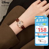 迪士尼（Disney）手表女学生简约气质ins风防水高中生方形腕表女士手表复古小棕表
