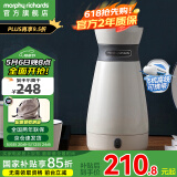 摩飞电器（Morphyrichards）自动加热电热水壶旅行出差便携式烧水壶316双层不锈钢真空保温 0.5L MR6080【加热/保温/多功能】