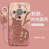 灏魅荣耀X70手机壳MTN-AN00镜头全包华为honorX70新款保护套硅胶软壳5G防摔外壳后壳高级感中国风男女 【福禄安康】送挂环手绳 荣耀X70