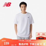NEW BALANCE NB 官方短袖T恤男款运动休闲百搭纯色打底圆领上衣 WT MT41509 L