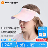 moodytiger儿童空顶帽防晒帽夏季男女童3D可折叠轻便遮阳太阳帽运动棒球帽子