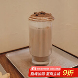 唯铭诺（WEIMINGNUO）网红北欧叠层竖条纹玻璃杯复古简约ins风耐高温咖啡果汁饮料杯