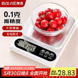 拜杰电子秤厨房秤家用烘焙秤克称高精度称重食物秤克数秤咖啡克秤