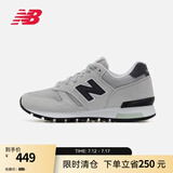 NEW BALANCE 官方休闲鞋男鞋女鞋简约经典舒适百搭时尚轻便复古运动鞋565系列 灰色 ML565CLG 42 (脚长26.5cm)