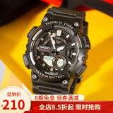 卡西欧（CASIO） 运动手表男太阳能双显防水夜光运动电子学生表送男友女友礼物 双显AEQ-110W-1A电子