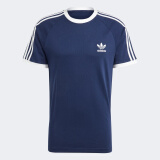 阿迪达斯 （adidas）三叶草 男子3-STRIPES TEE运动 短袖上衣IA4850 A/L码