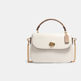 蔻驰（COACH）奢侈品女包皮质手提斜挎包邮差包C1560【品牌授权】520送女友礼物