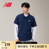 NEW BALANCE NB官方25新款男款时尚夏季透气短袖休闲百搭舒适POLO衫 NNY MT51519 L