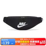 耐克（NIKE）男女腰包 单肩包斜挎包胸包休闲包DB0490-010 黑