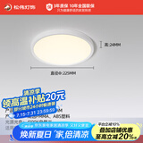 松伟（sover）旭日 衣帽间灯简约LED阳台复式楼梯玄关走廊过道小吸顶灯具 旭日圆/20W/4100K【新】
