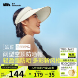 蕉下（beneunder）遮阳帽女太阳帽空顶帽防晒帽防紫外线遮脸时尚百搭UL569浅灰