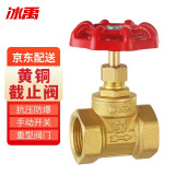 冰禹 AB4053 黄铜截止阀 水管开关手动阀门 DN15（重型）