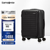 新秀丽（Samsonite）行李箱20英寸拉杆箱欧洲条纹旅行箱商务前开口登机箱黑色KF1