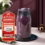 虎牌（TIGER）保温壶不锈钢便携式热水瓶保温瓶热水壶保温壶魔法瓶 PWM-A16C 葡萄紫VA1.6L
