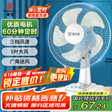 华生（Wahson）电风扇/台扇/低音风扇/大风量家用电扇/空调伴侣交流定频风扇 WS-A1201