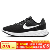 耐克NIKE女跑步鞋REVOLUTION6运动鞋DC3729-003黑35.5