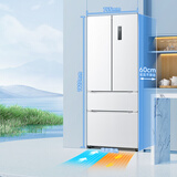 创维425升法式多门平嵌冰箱大容量一级能效深冷速冻